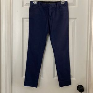 Dark Blue and Black Houndstooth dress pants Banana Republic 00 Petite